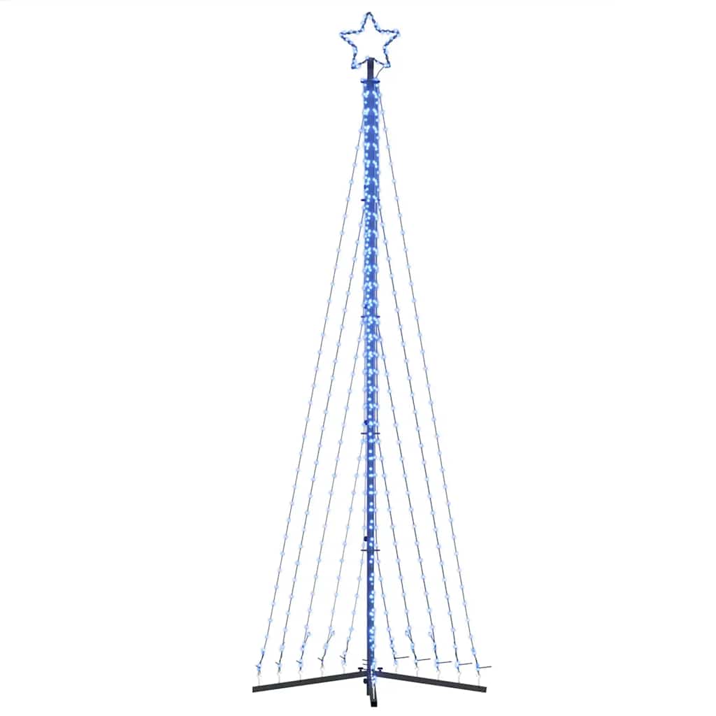 LED Juletre 495 LEDs Blå 300,5 cm