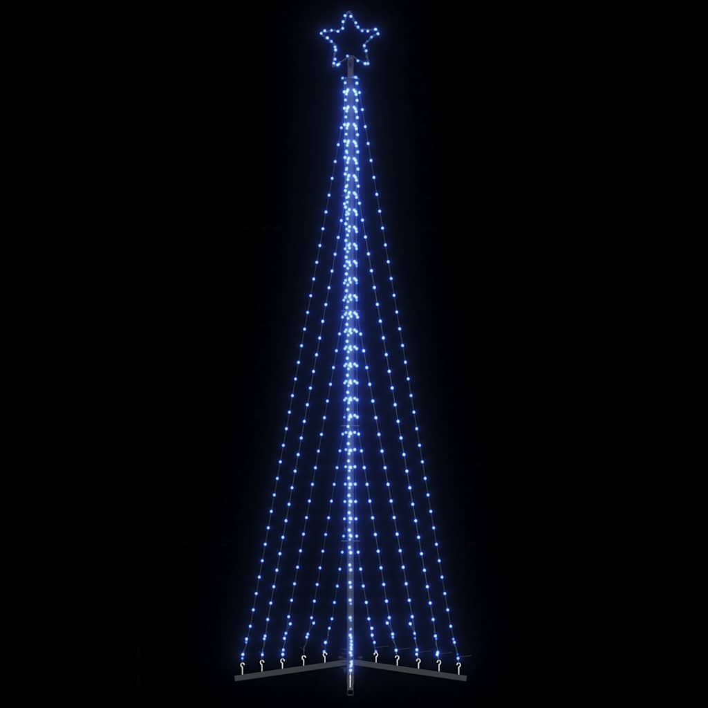 LED Juletre 495 LEDs Blå 300,5 cm
