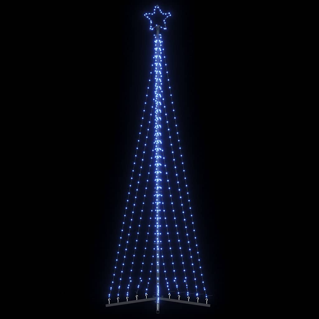 LED Juletre 495 LEDs Blå 300,5 cm