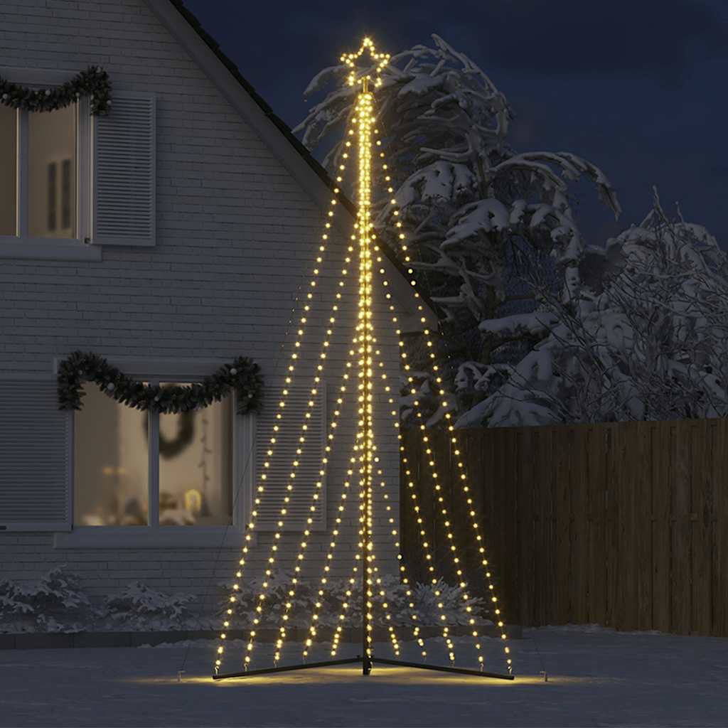 Juletrelys 570 LEDs varm hvit 399 cm