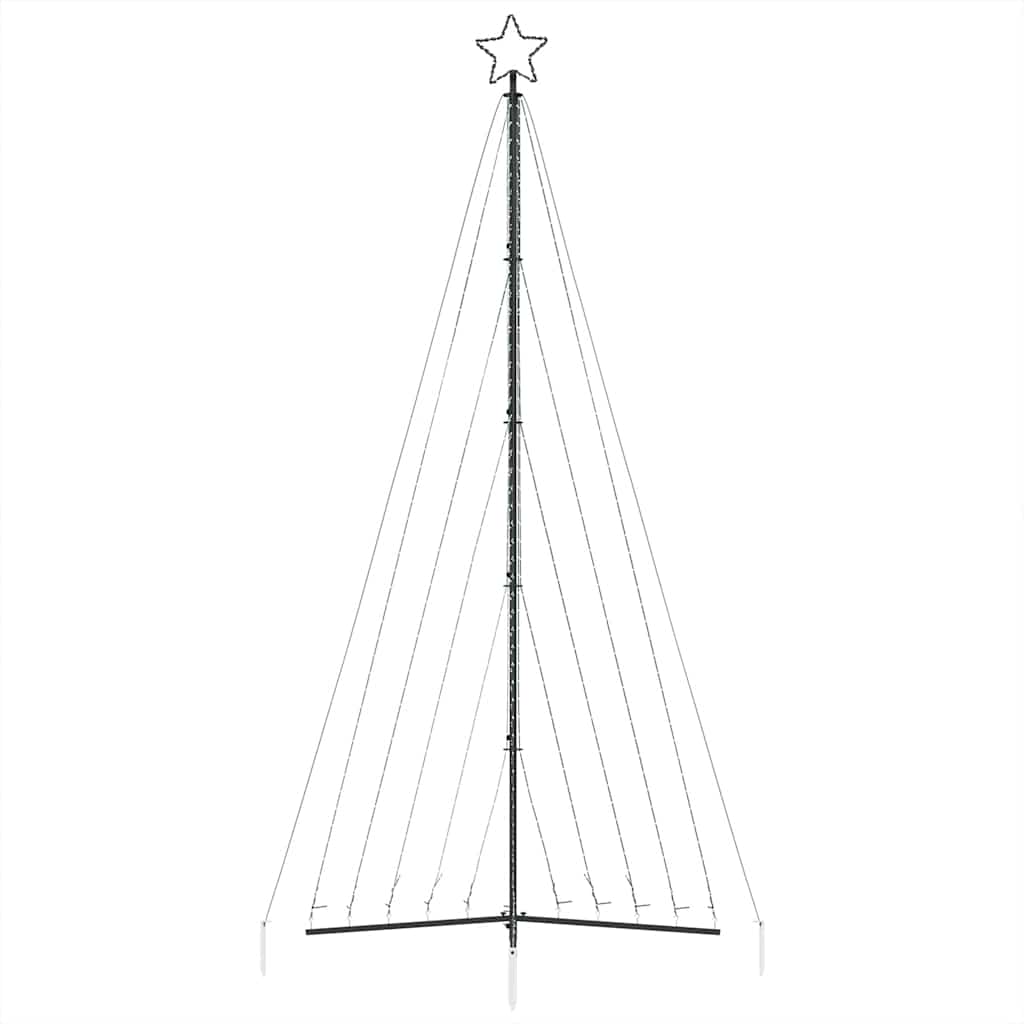 LED Juletre 570 LEDs Varm Hvit 399 cm