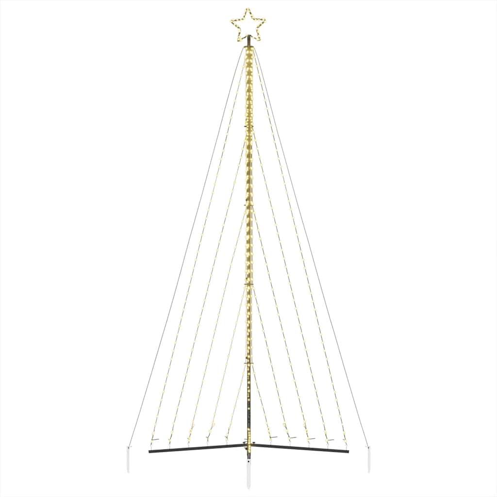 LED Juletre 570 LEDs Varm Hvit 399 cm