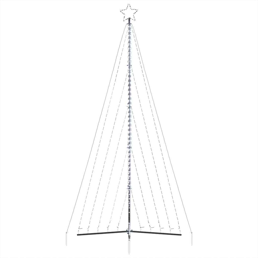 LED Juletre 570 LEDs Kald Hvit 399 cm