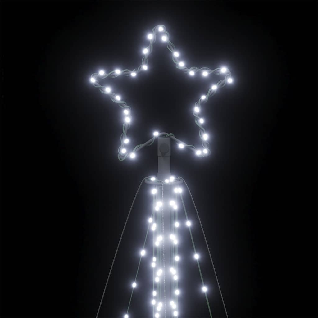 LED Juletre 570 LEDs Kald Hvit 399 cm