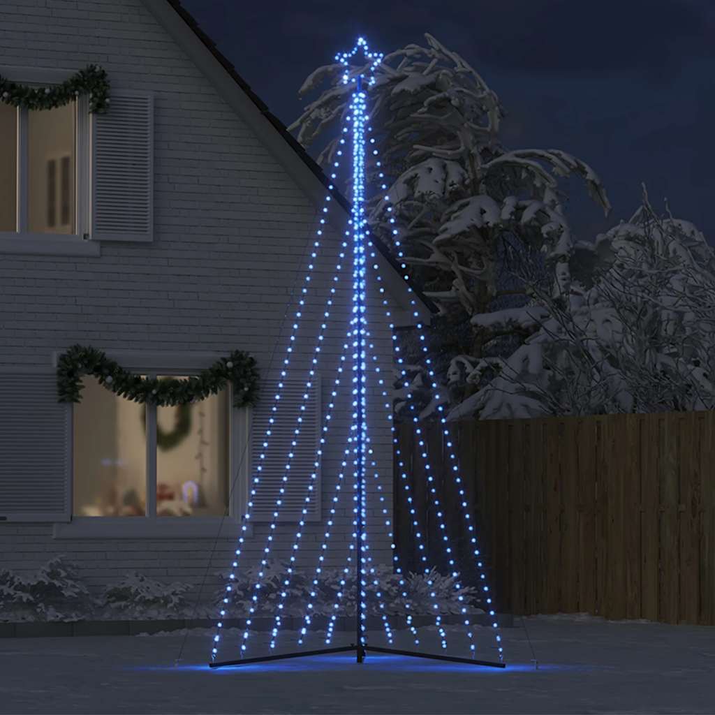 Juletrelys 570 LEDs blå 399 cm