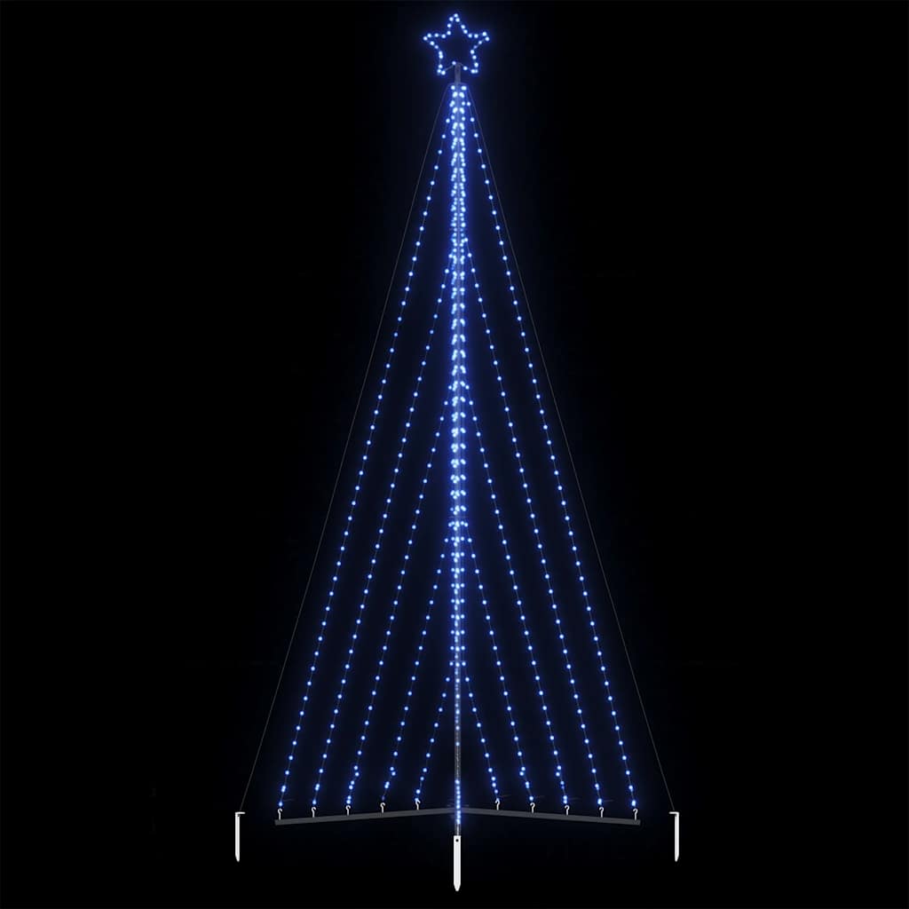 Juletrelys 570 LEDs blå 399 cm