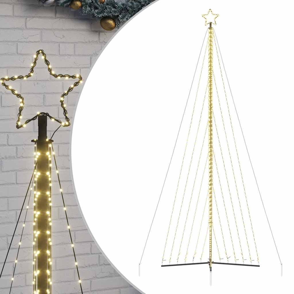 LED juletre 789 LEDs Varm Hvit 476 cm