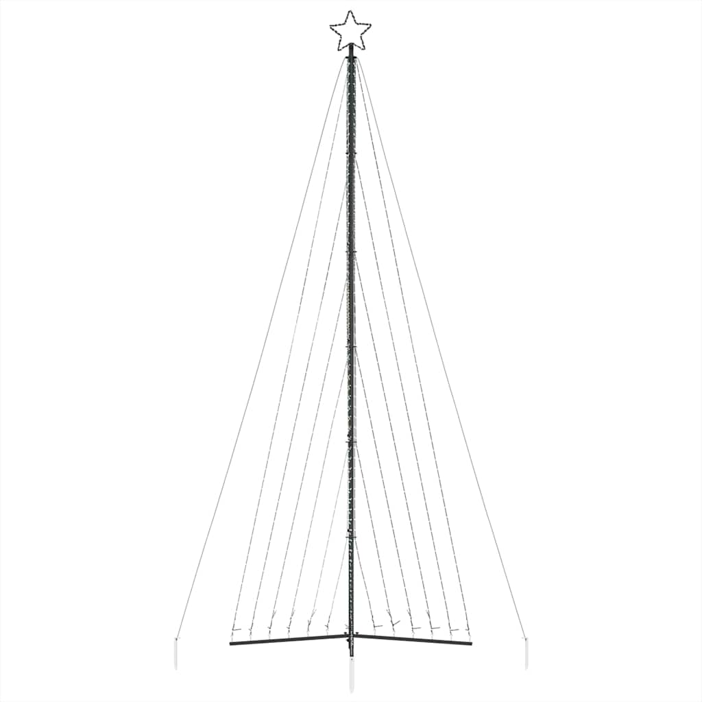 LED juletre 789 LEDs Varm Hvit 476 cm
