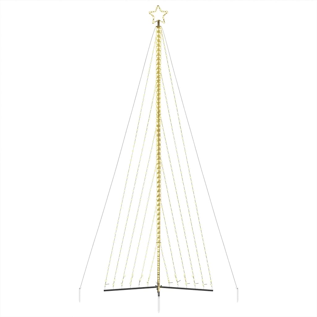 LED juletre 789 LEDs Varm Hvit 476 cm