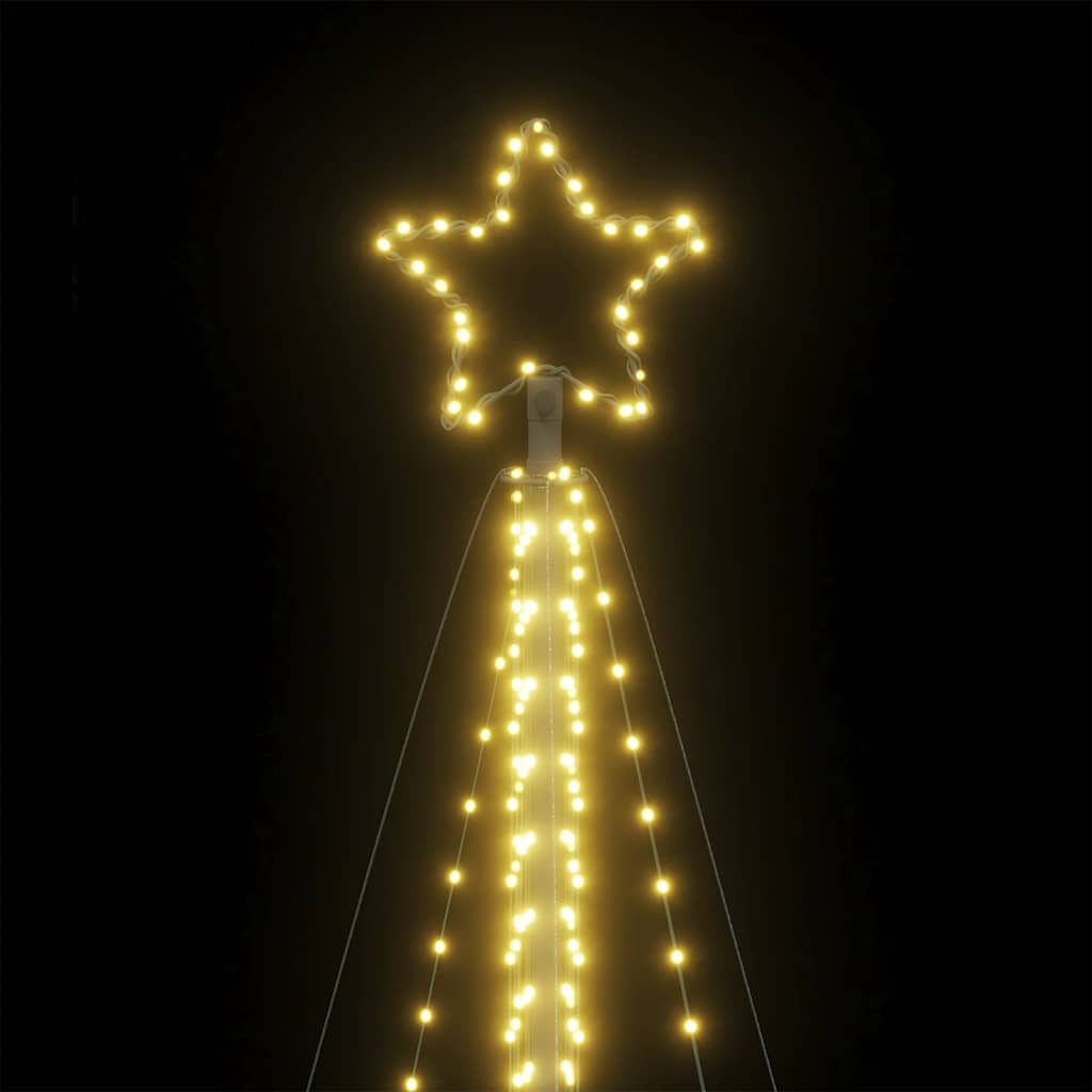 LED juletre 789 LEDs Varm Hvit 476 cm