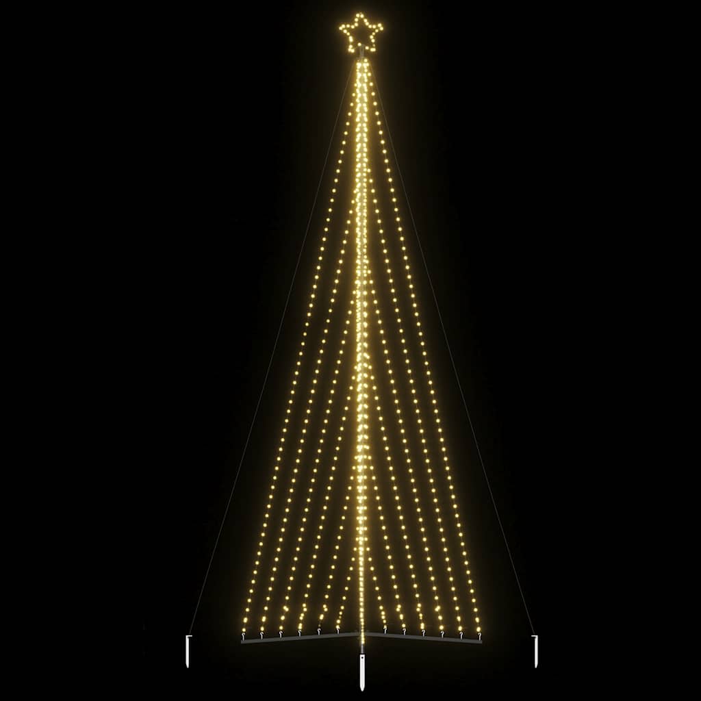 LED juletre 789 LEDs Varm Hvit 476 cm