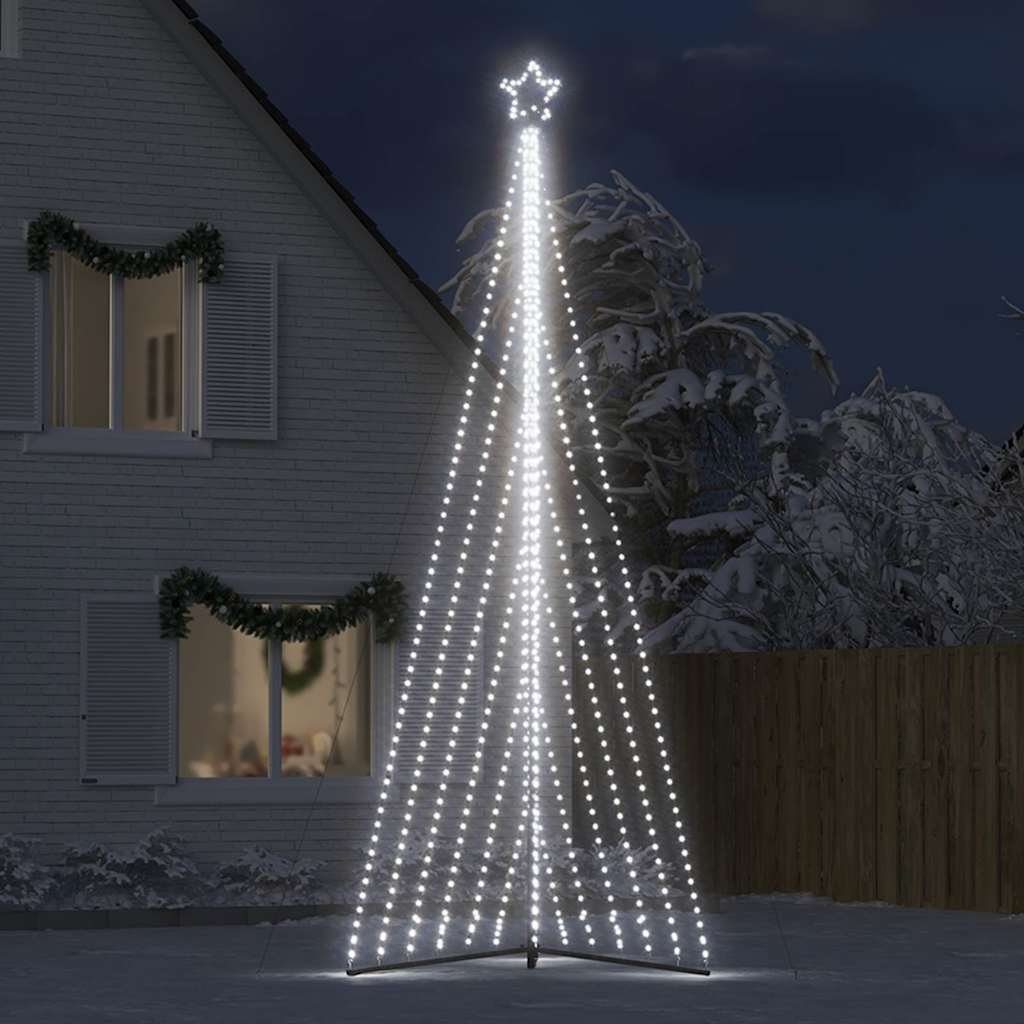 Juletrelys 789 LEDs kald hvit 476 cm