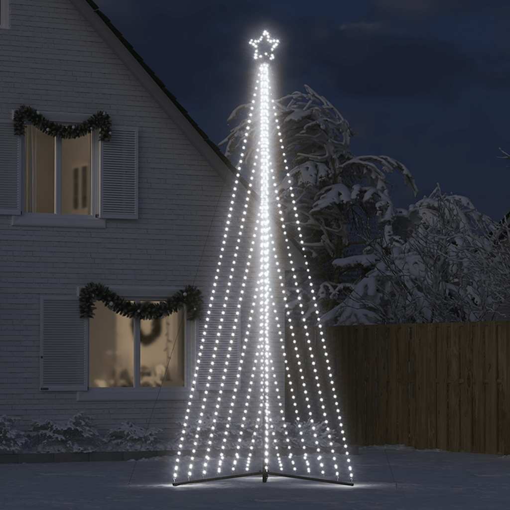 LED Juletre 789 LEDs Kald Hvit 476 cm