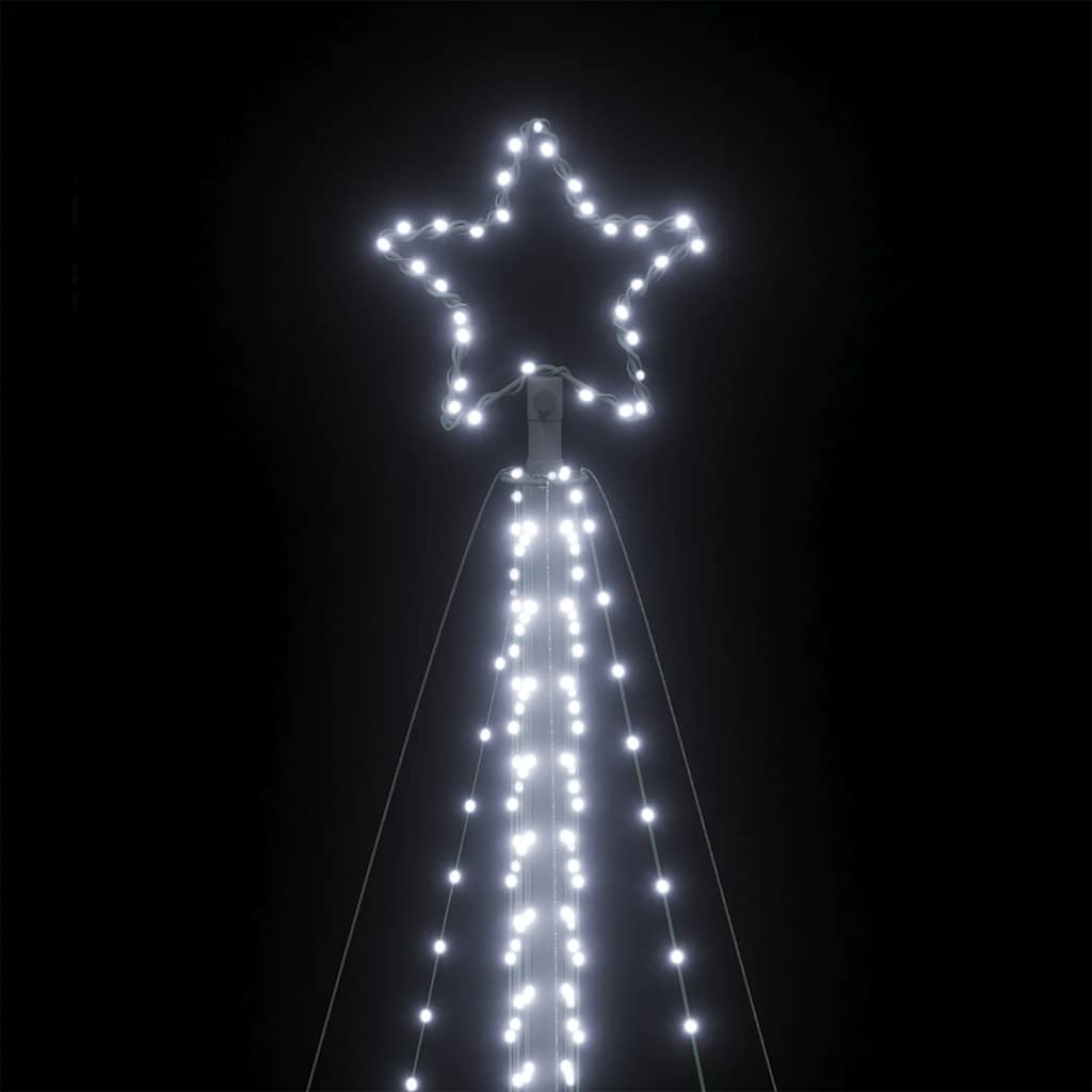 LED Juletre 789 LEDs Kald Hvit 476 cm