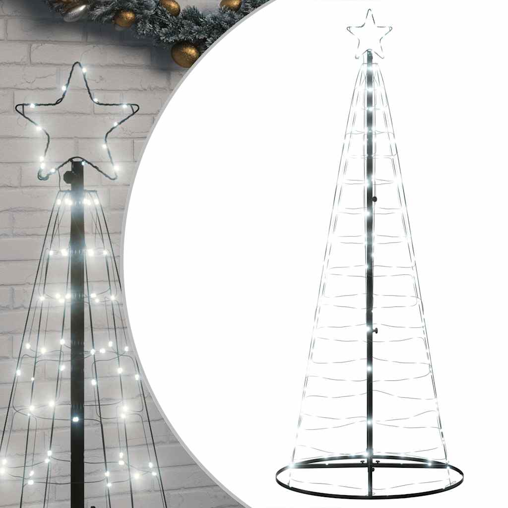 LED Juletre 200 LEDer Kald Hvit 182 cm