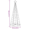 LED Juletre 200 LEDer Kald Hvit 182 cm