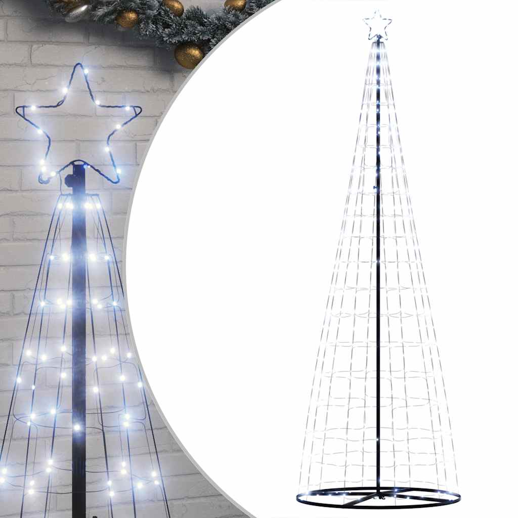 LED Juletre 550 LEDs Kald Hvit 304 cm