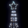 LED Juletre 550 LEDs Kald Hvit 304 cm