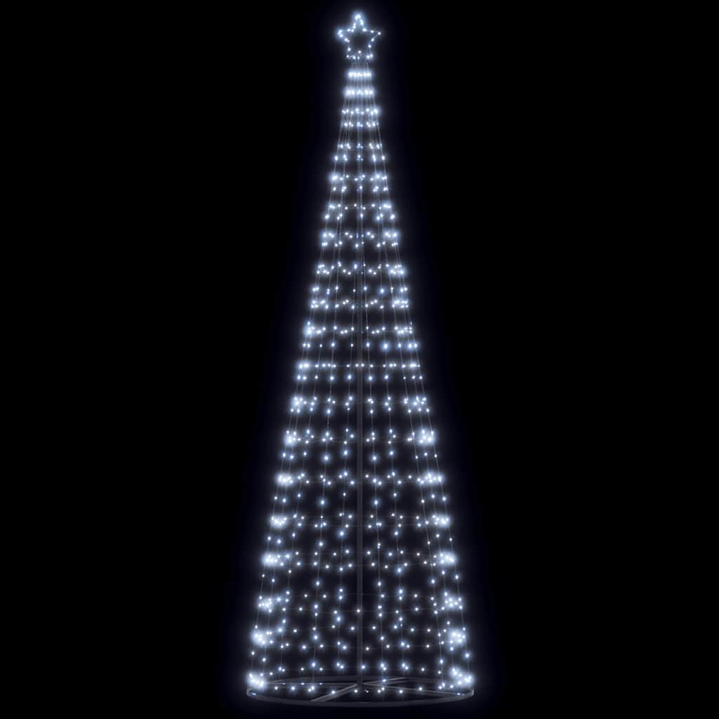 LED Juletre 550 LEDs Kald Hvit 304 cm