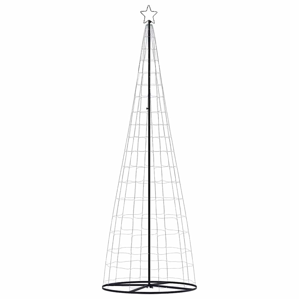 Juletre lyskjegle 550 LED fargerik 304 cm