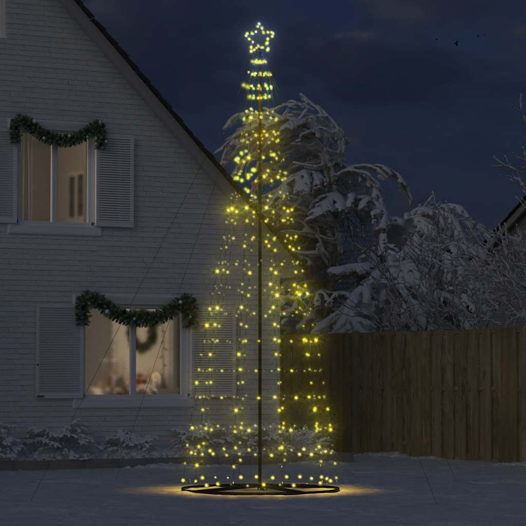 LED Juletre 1534 LEDs Varm Hvit 503 cm