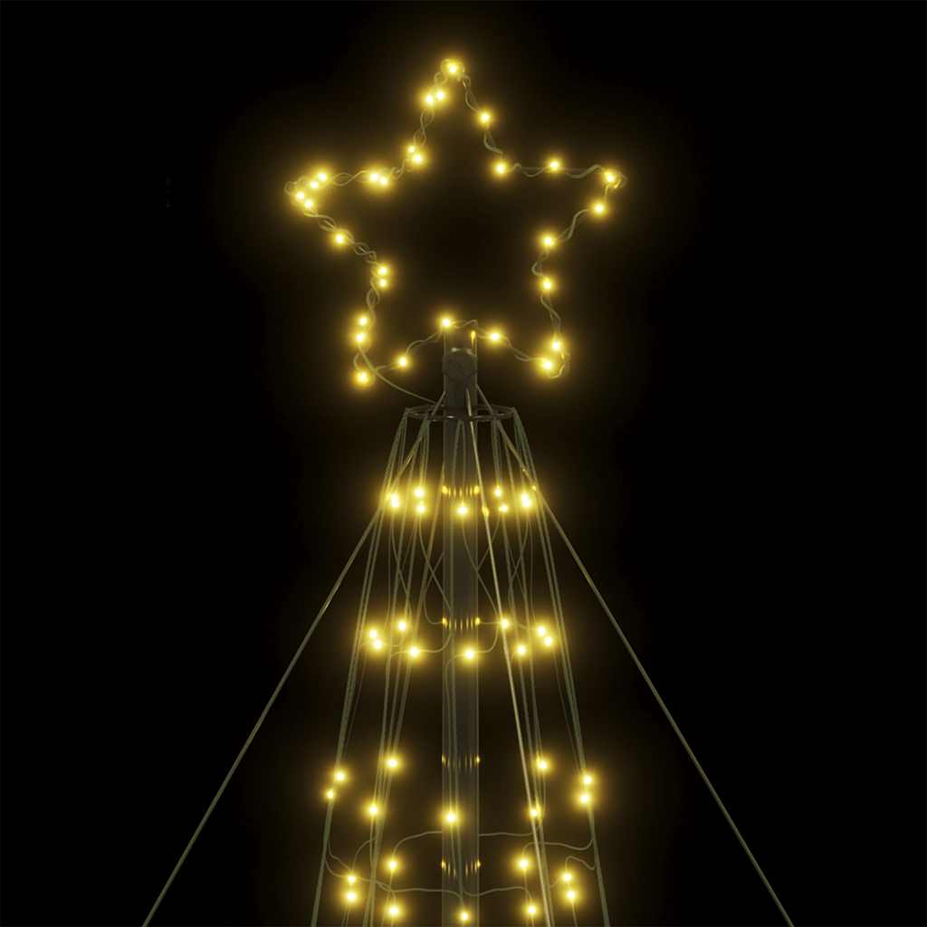 LED Juletre 1534 LEDs Varm Hvit 503 cm