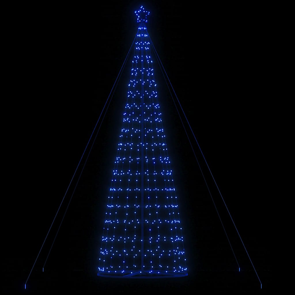 Juletre lyskjegle 1534 LED blå 503 cm