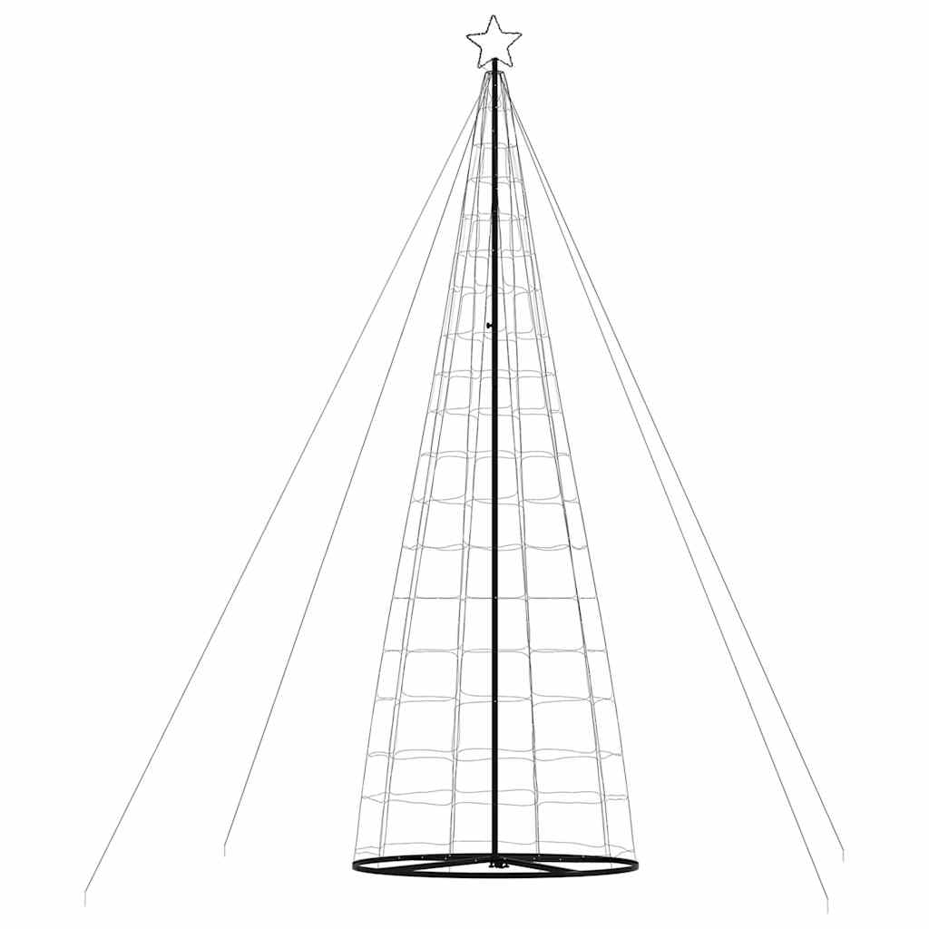 Juletre lyskjegle 1534 LED fargerik 503 cm