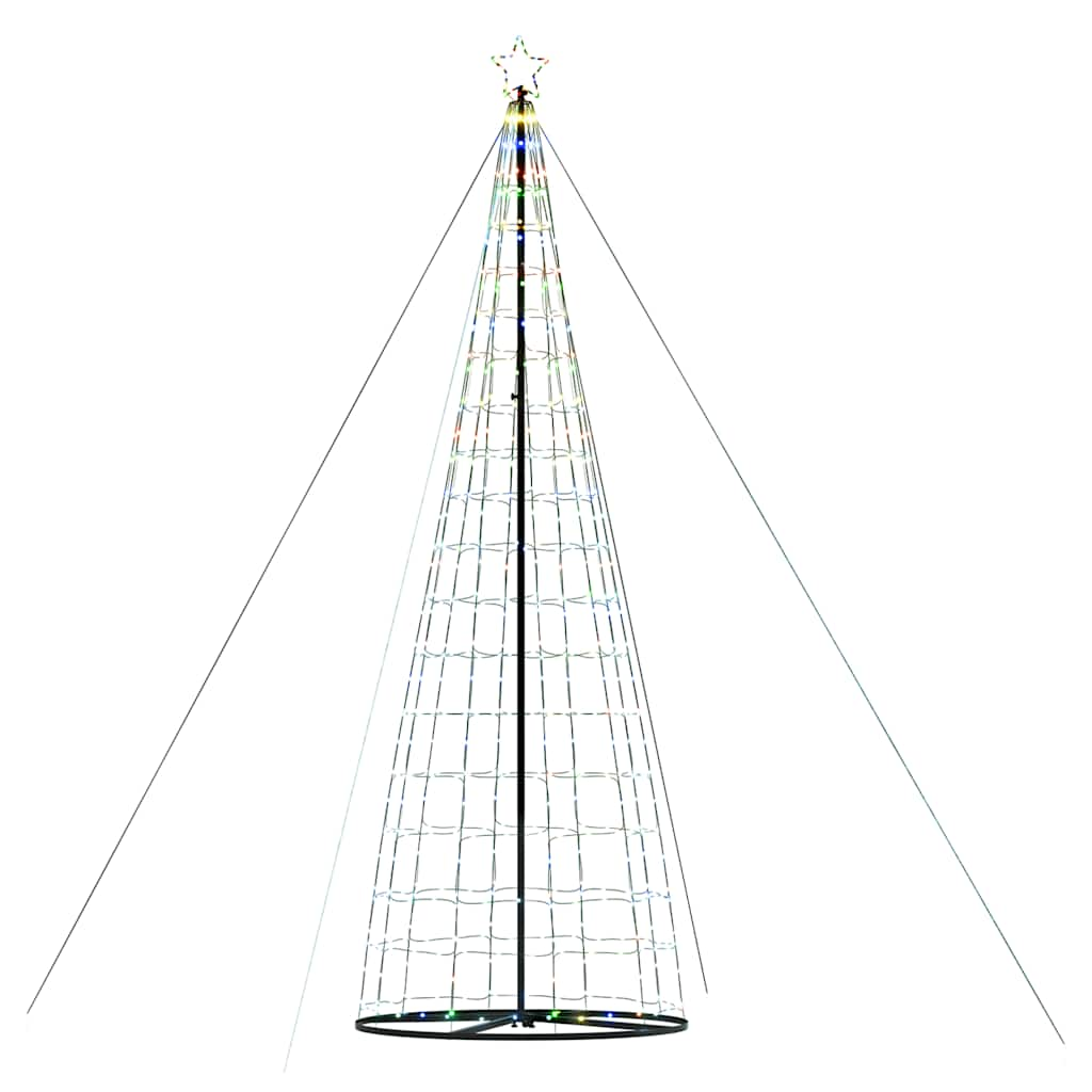 Juletre lyskjegle 1534 LED fargerik 503 cm