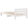 Sengeramme uten madrass hvit 75x190 cm heltre furu