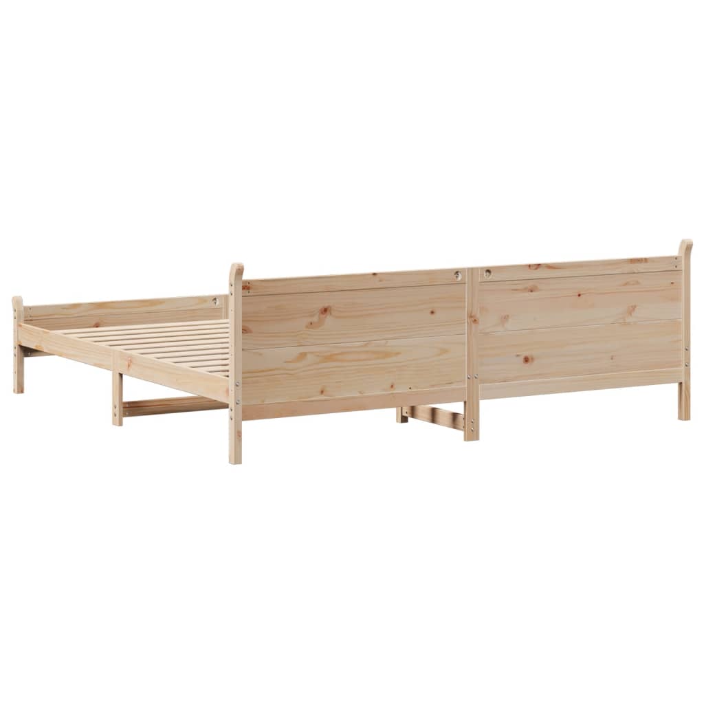 Sengeramme uten madrass 180x200 cm heltre furu