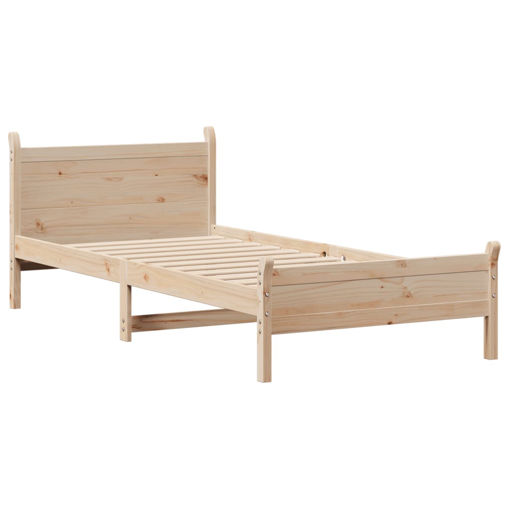 Sengeramme uten madrass 90x200 cm heltre furu