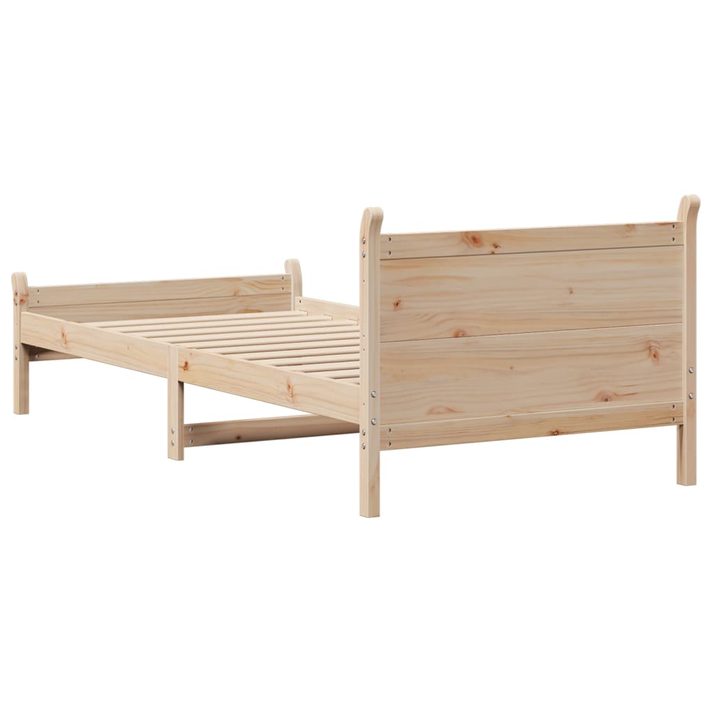 Sengeramme uten madrass 90x200 cm heltre furu
