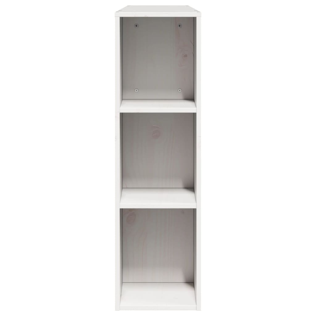 Hodegavl med oppbevaring hvit 160 cm heltre furu