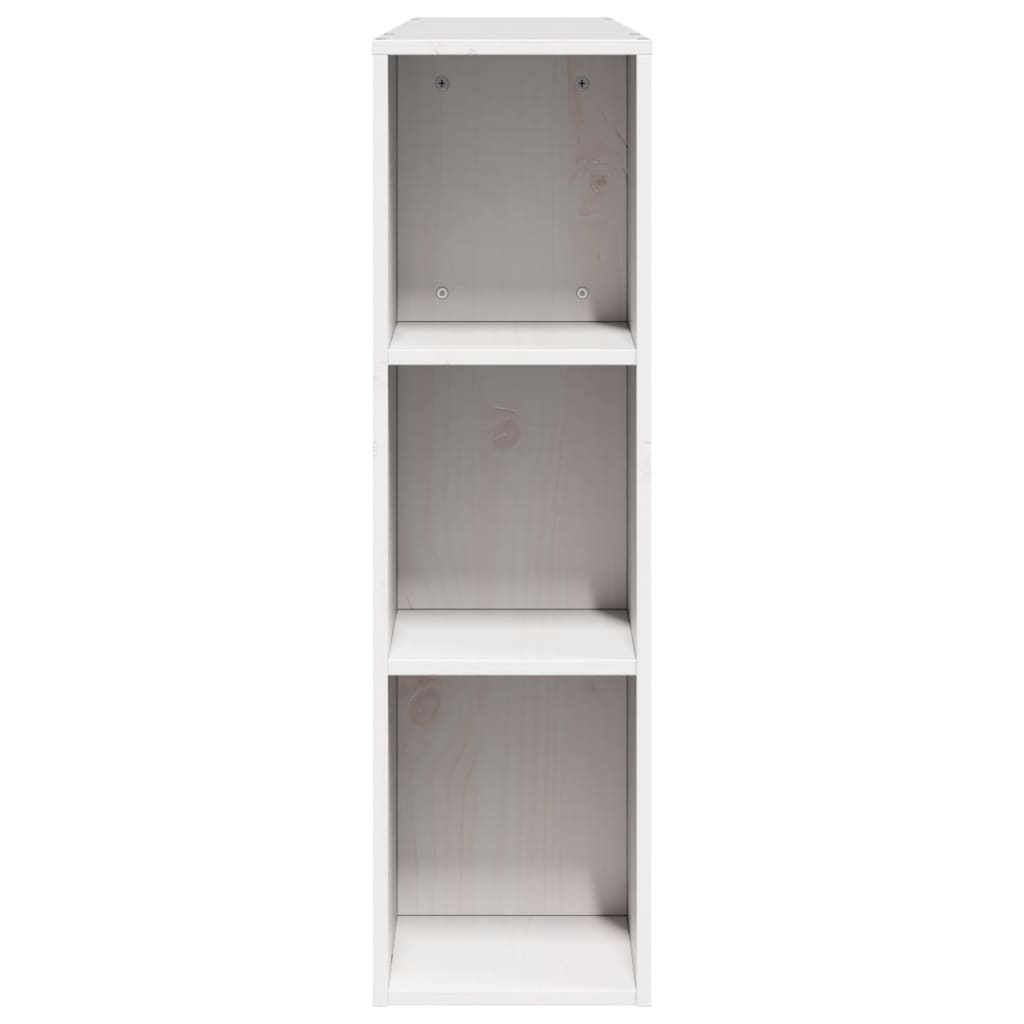 Hodegavl med oppbevaring hvit 150 cm heltre furu