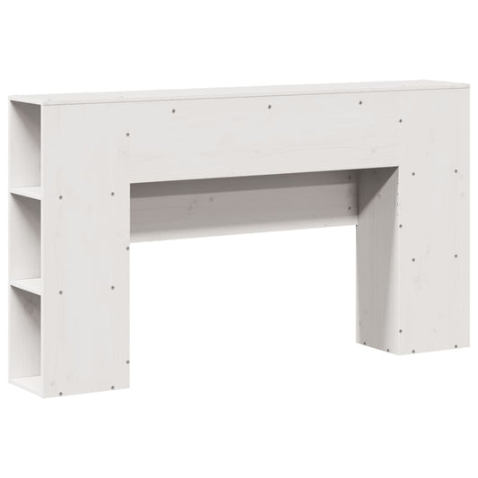 Hodegavl med oppbevaring hvit 140 cm heltre furu