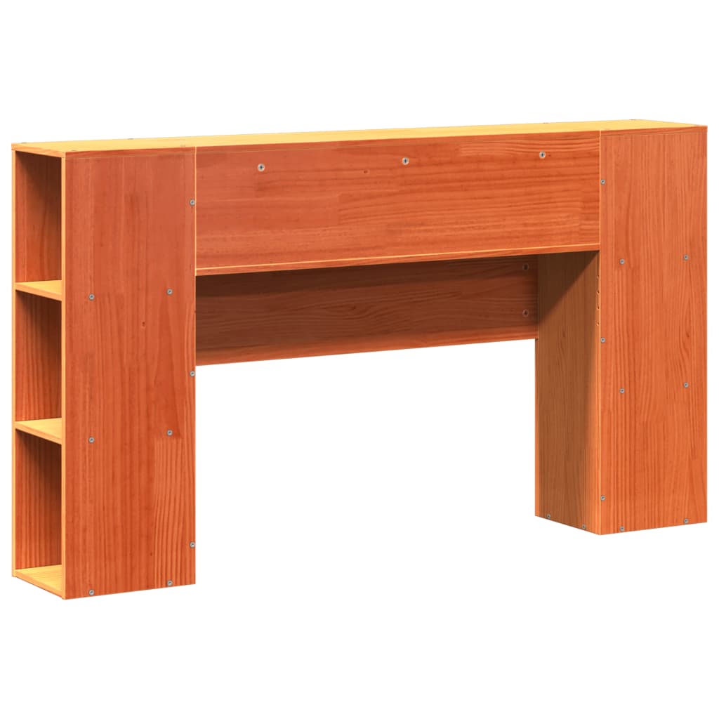 Hodegavl med oppbevaring voksbrun 140 cm heltre furu
