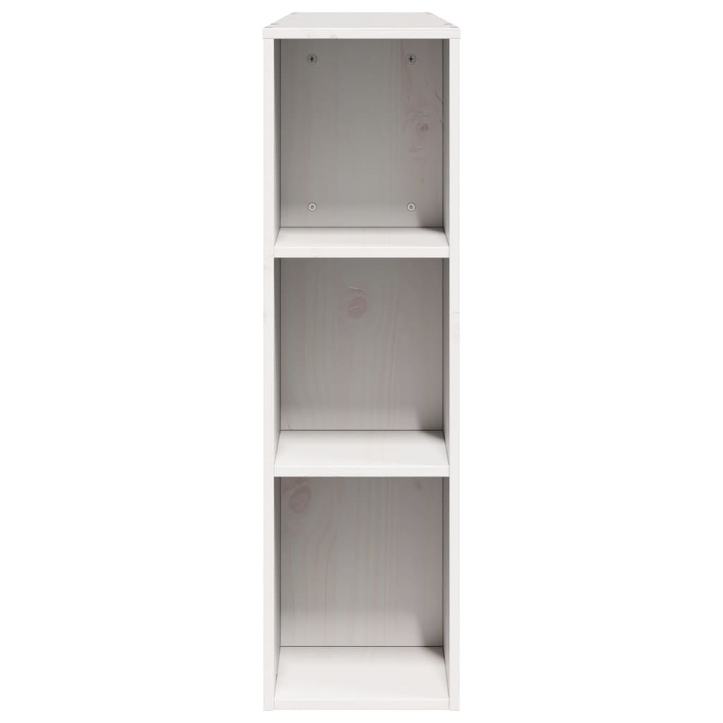 Hodegavl med oppbevaring hvit 135 cm heltre furu