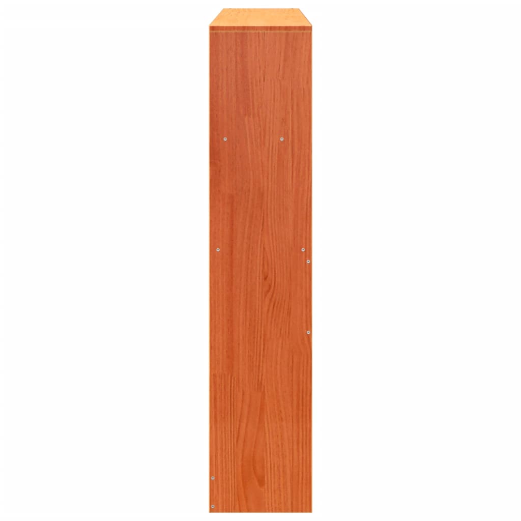 Hodegavl med oppbevaring voksbrun 160 cm heltre furu