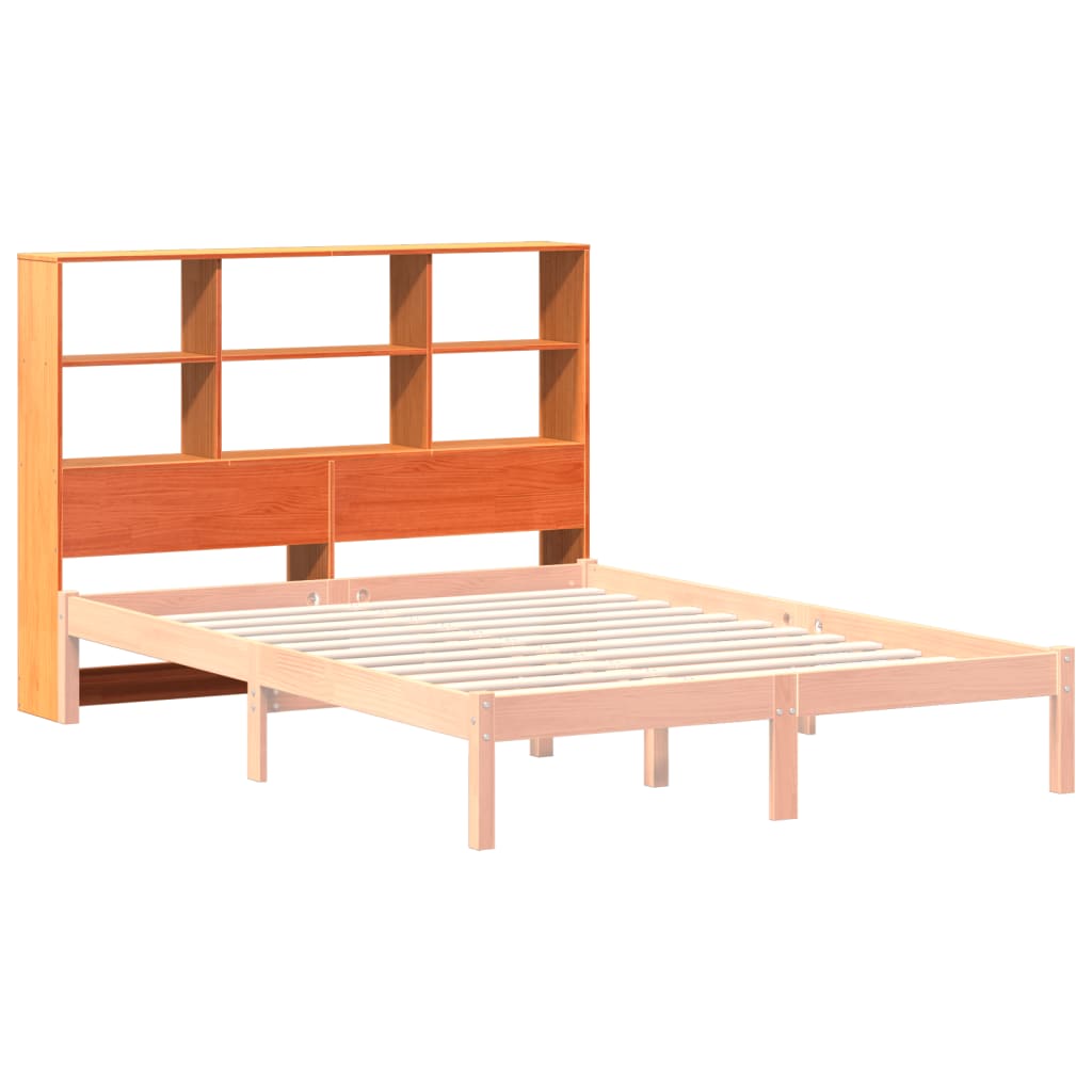 Hodegavl med oppbevaring voksbrun 150 cm heltre furu