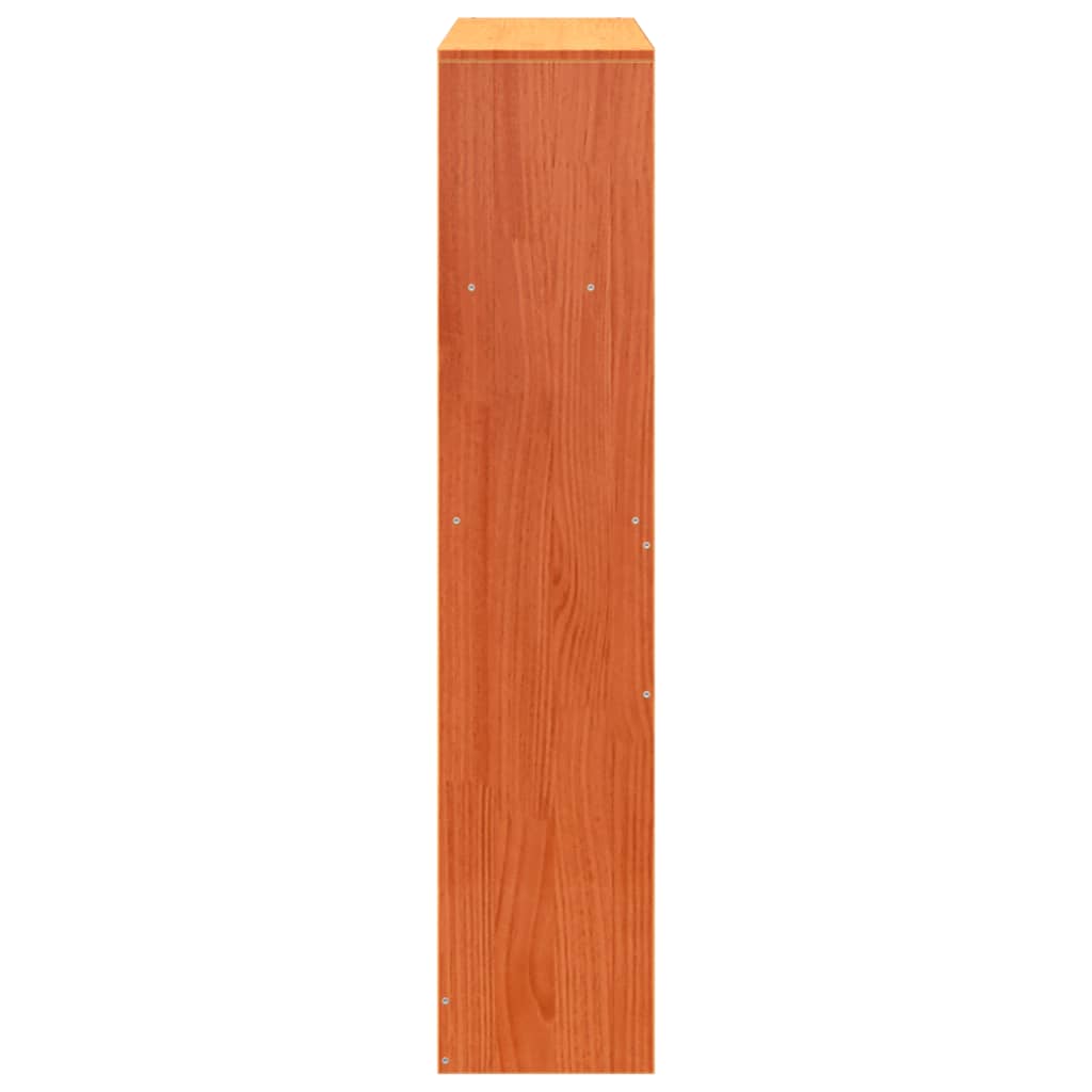 Hodegavl med oppbevaring voksbrun 100 cm heltre furu