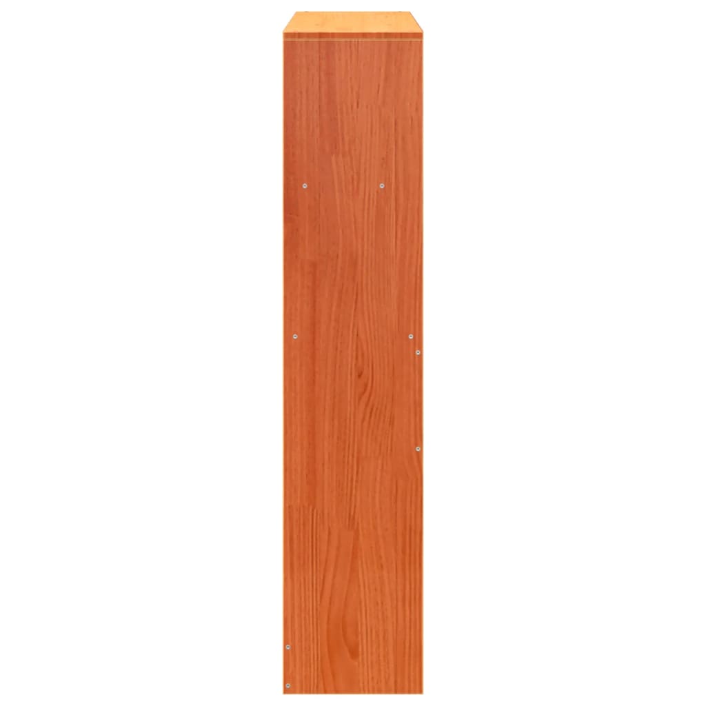 Hodegavl med oppbevaring voksbrun 75 cm heltre furu