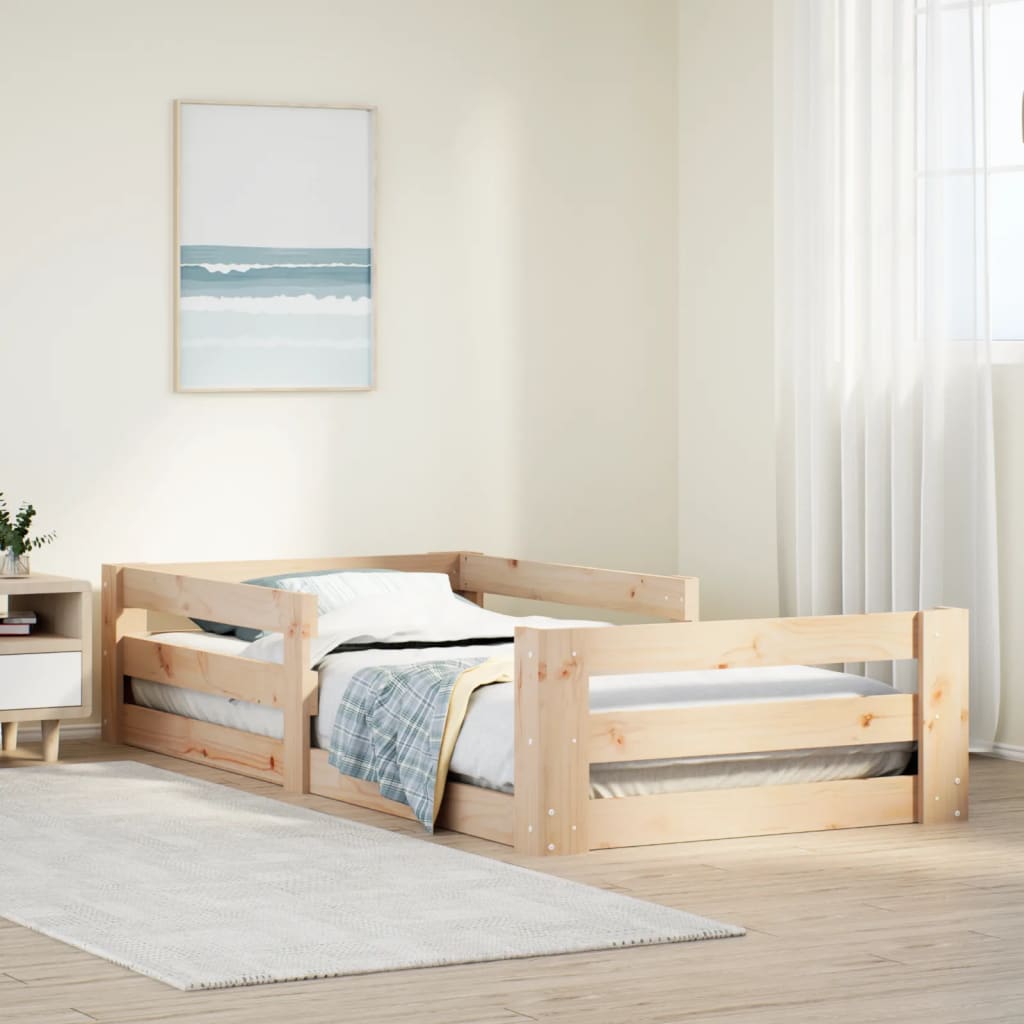 Sengeramme uten madrass 75x190 cm heltre furu