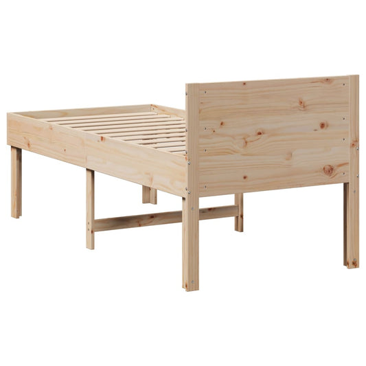 Sengeramme uten madrass 75x190 cm heltre furu