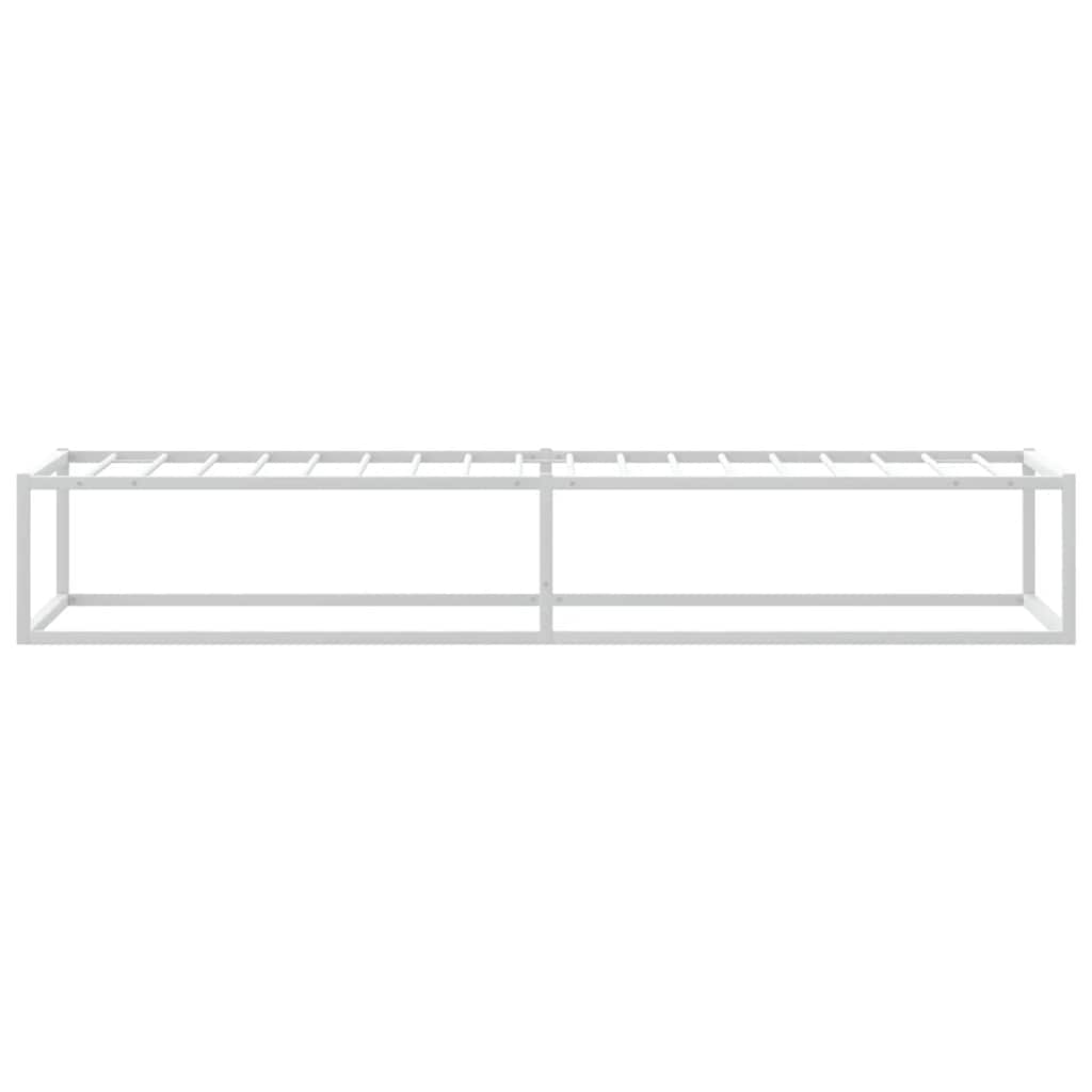 Sengeramme uten madrass hvit 100x200 cm