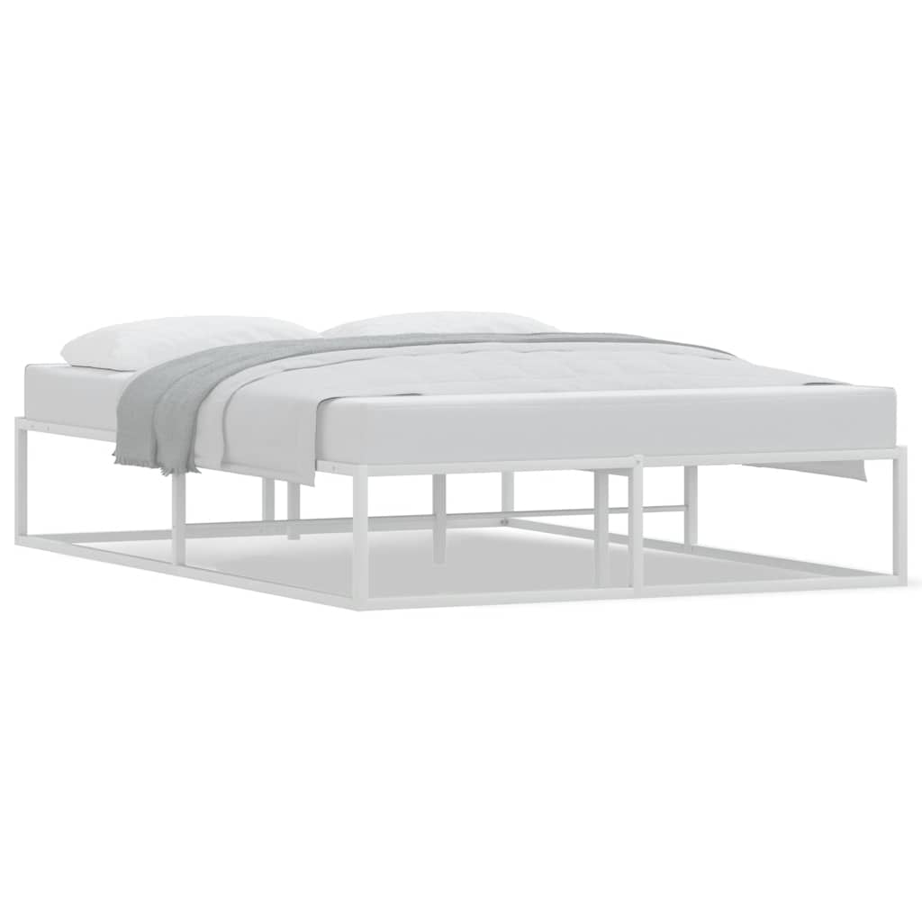 Sengeramme uten madrass hvit 140x200 cm