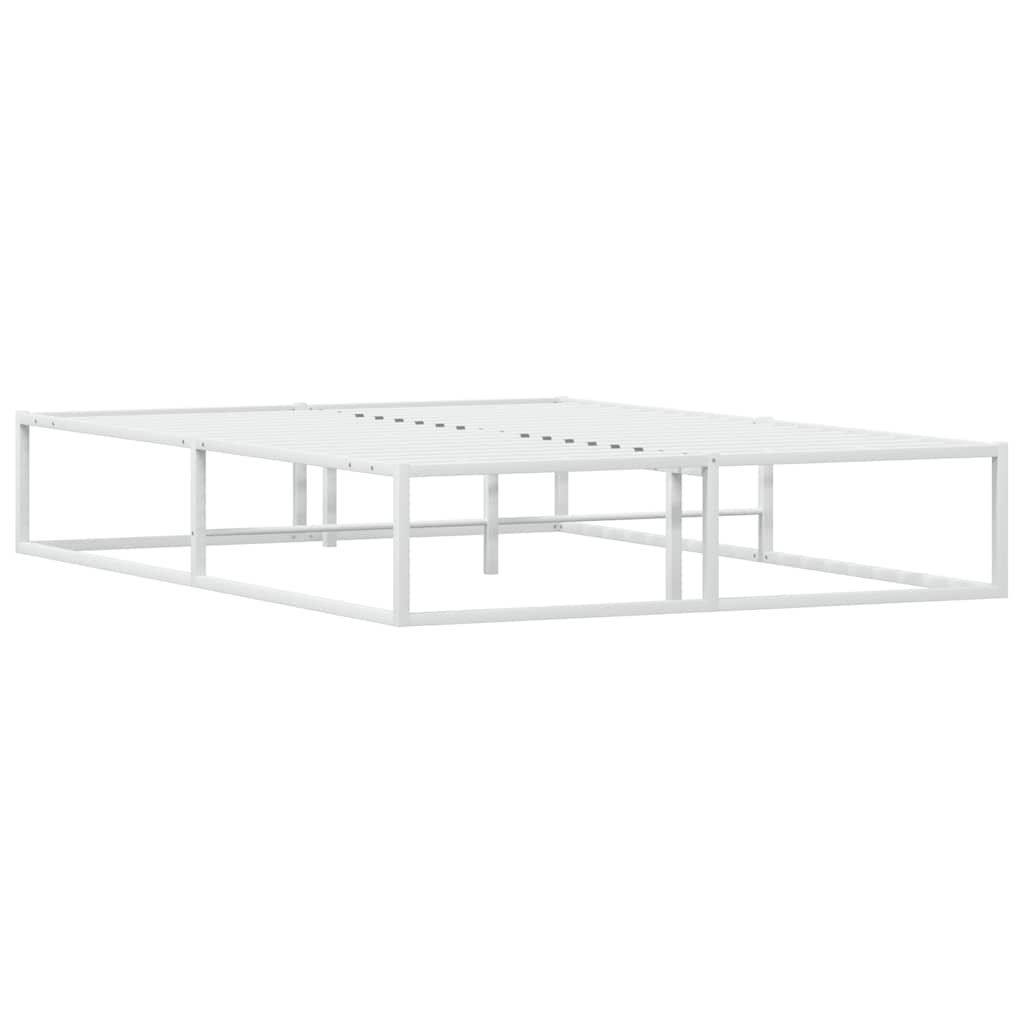 Sengeramme uten madrass hvit 140x200 cm