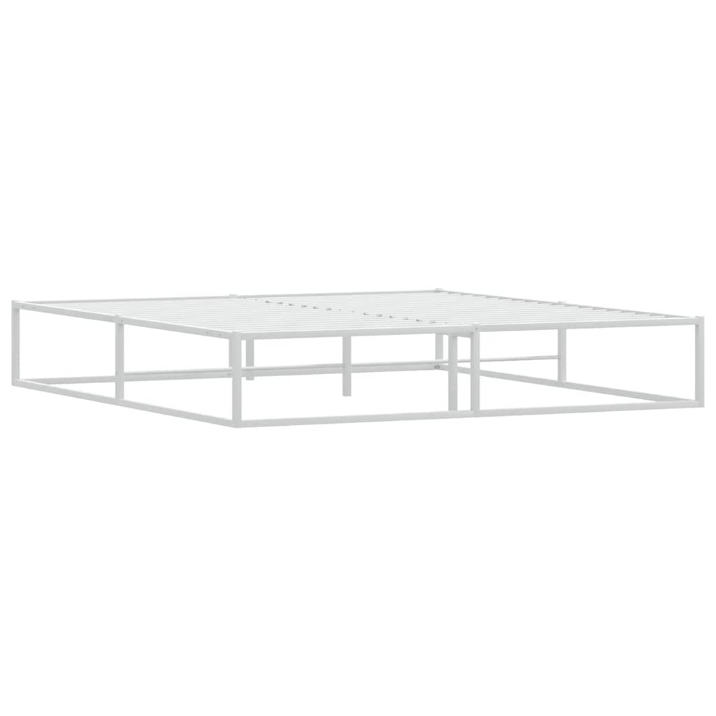 Sengeramme uten madrass hvit 180x200 cm