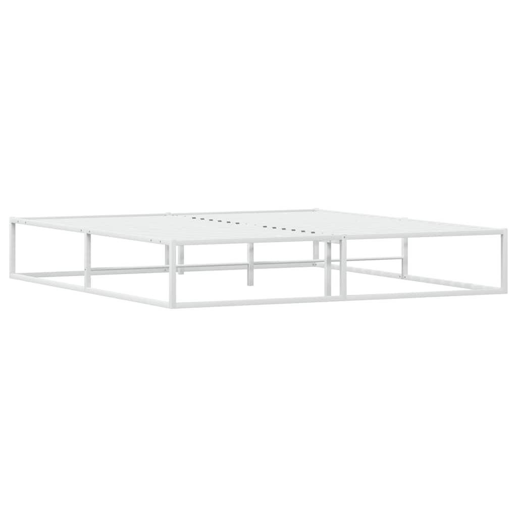 Sengeramme uten madrass hvit 180x200 cm