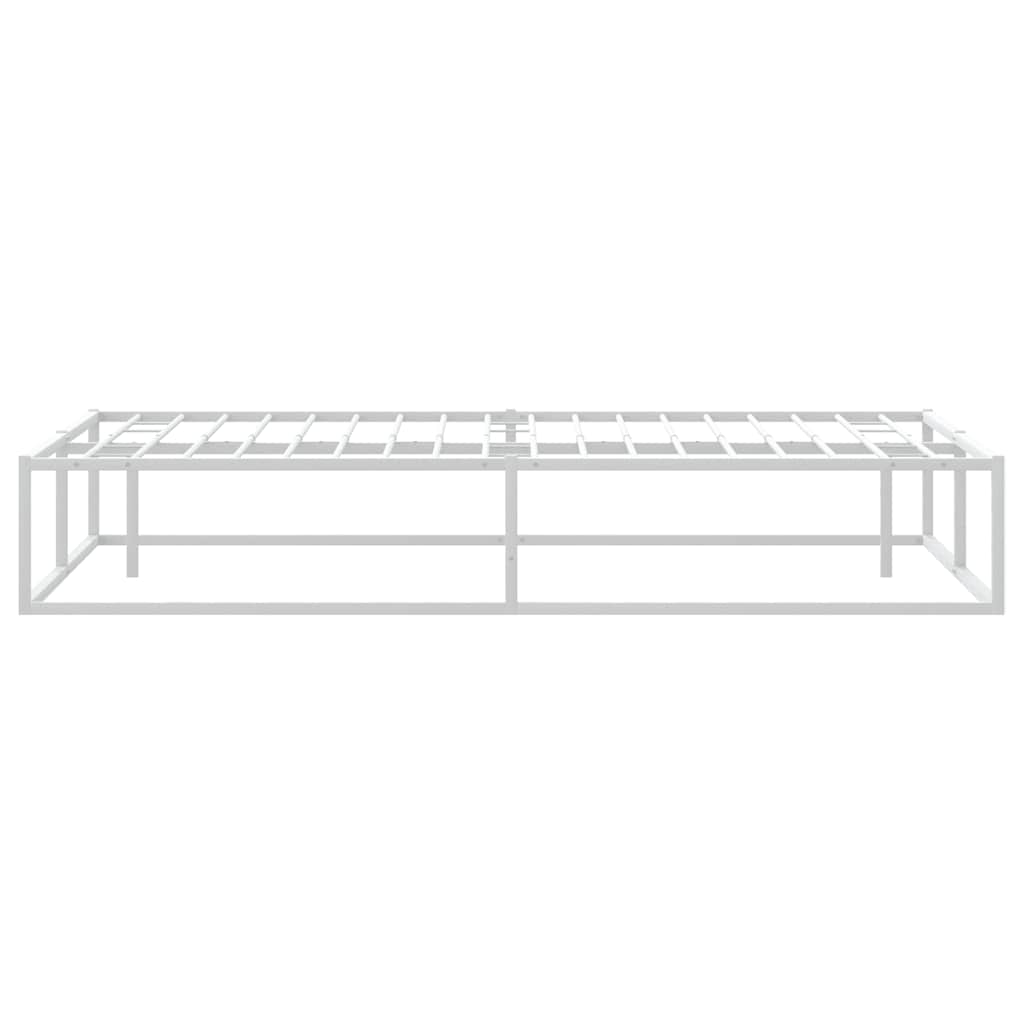 Sengeramme uten madrass hvit 200x200 cm